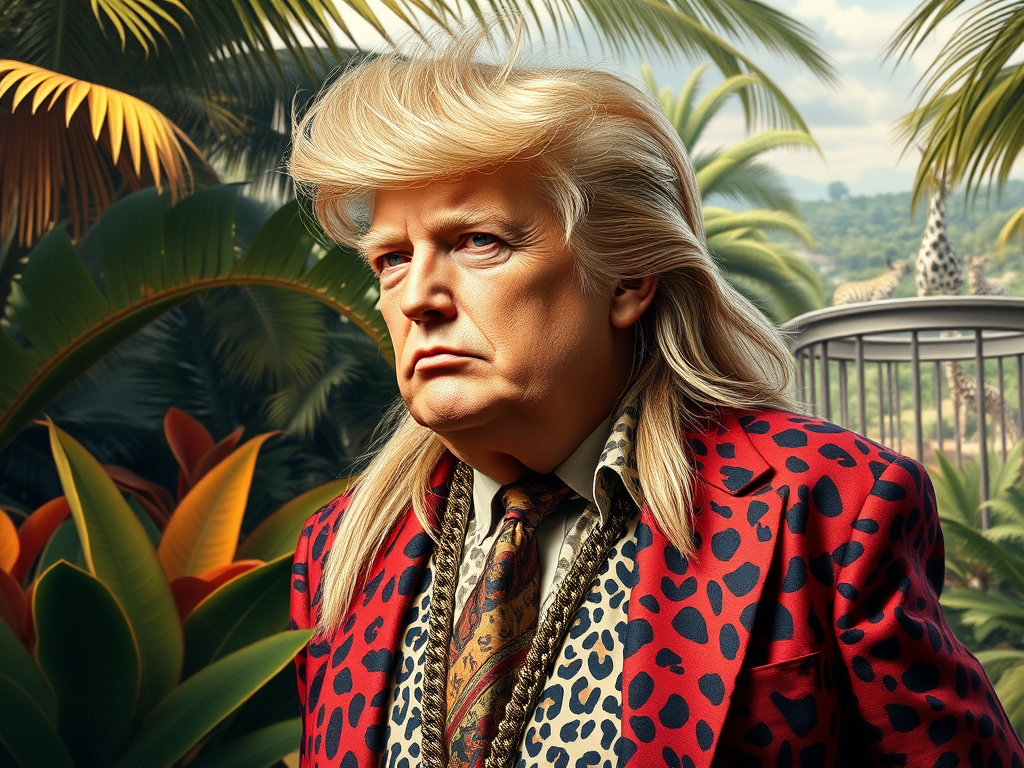 Tiger Trump Pardoning Joe Exotic